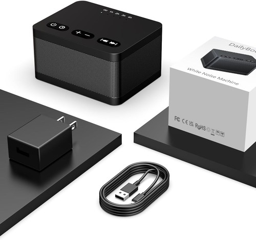 Sound Machine White Noise with 30 Natural Soothing Black, Black  - Picture 7 of 7