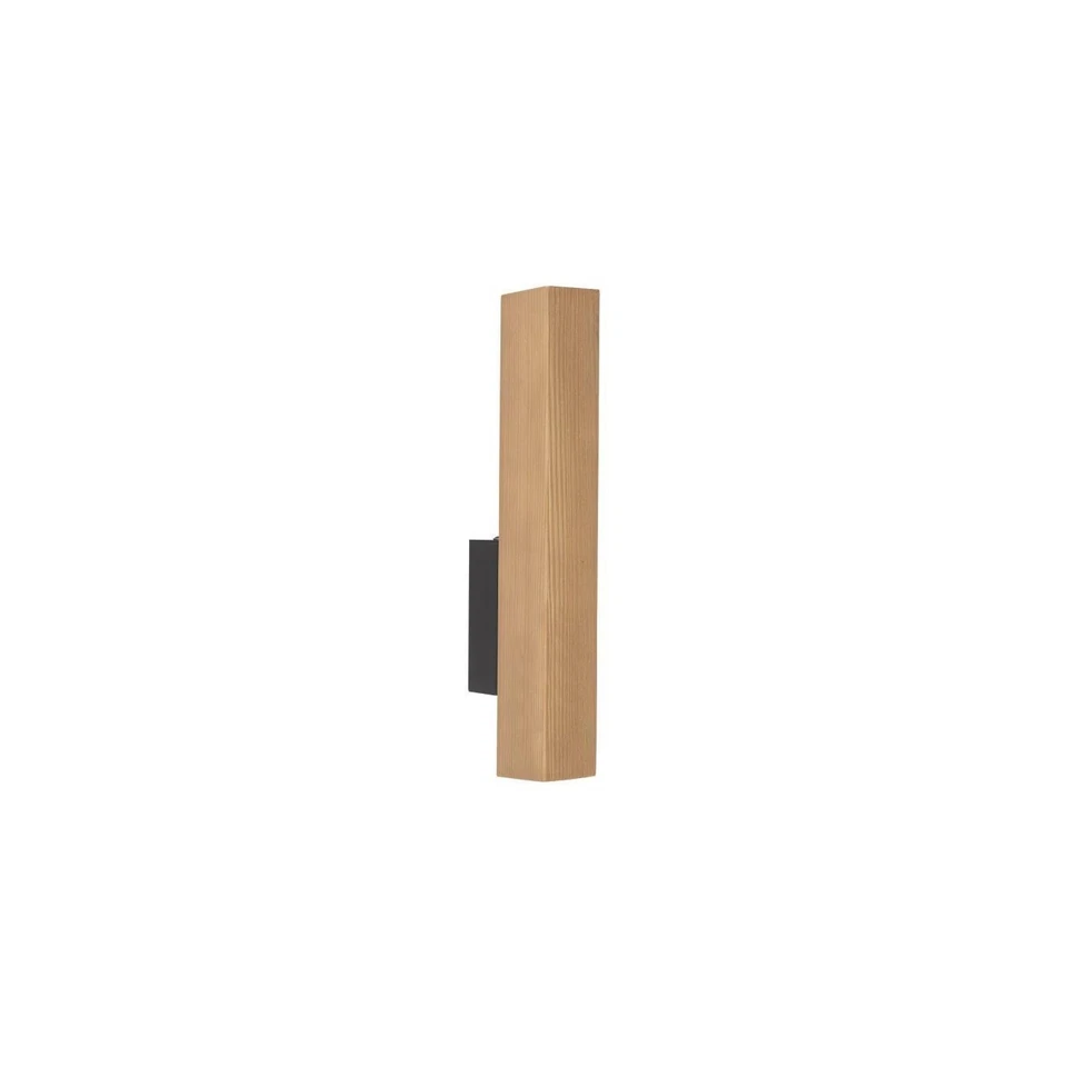 Applique 36W LED 31cm TEO Noire/bois clair 6618 - Photo 1/1