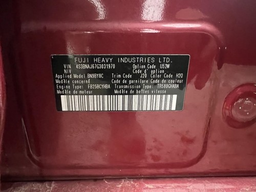 Chassis ECM Driver Assist Blind Spot Alert Module Only Fits 16-18 LEGACY 201259 - Picture 6 of 9