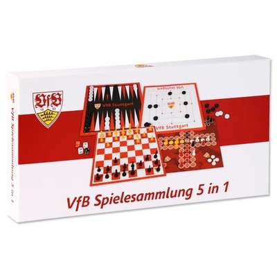 VfB Stuttgart Spielesammlung 5 in 1 offizieller Lizenzartikel