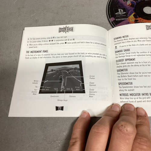 Road Rash (PlayStation 1, 1995) - komplett mit Disc, Hülle & Handbuch - Bild 6 von 14