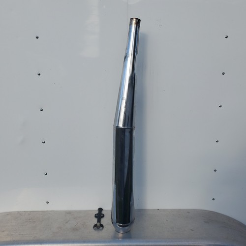 Tubo silenciador escape lado derecho bmw airhead r75 r80 r90 38 mm - Imagen 16 de 16