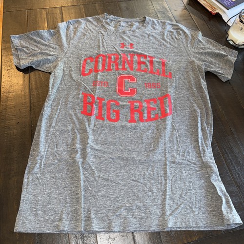 Under Armour Cornell University Big rot grau weich lockere Passform T-Shirt Large - Bild 1 von 3