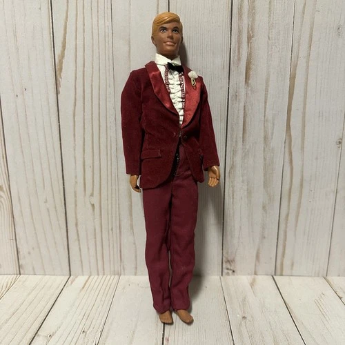 Vintage Ken Sun Set Malibu Doll Night Scene Outfit 1496 No Shoes Bendable Legs