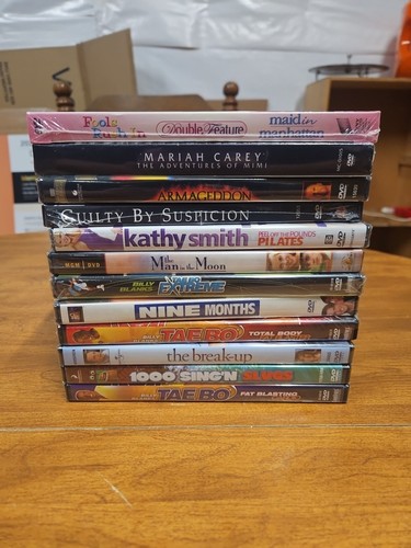 Sealed DVDs Lot Of 12 Plus Movies Comedy, Drama, Action, Horror, Suspense