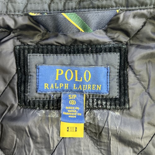 Ralph Lauren Polo Boys Size 8 Navy Puffer Jacket Button Zipper Teddy Bear POLO - Picture 13 of 16
