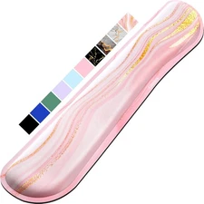 Gimars 63D High-Density Thicken Memory Foam Keyboard Wrist Rest, 17.3'' Extended