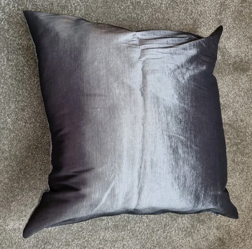 Luxury Crushed Silver Glitter Sparkle Cushion Cover - Picture 3 of 5
