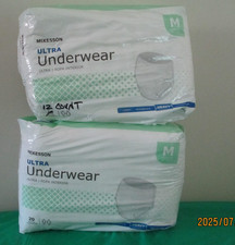 McKesson Adult Disposable Pull On Up Underwear Diapers M Heavy Absorbency 32 CT.