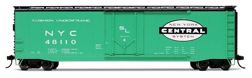 Rivarossi HO New York Central Plug-Door Boxcar confezione da 4 #48110/48089/48158/48137 - Foto 2 di 5