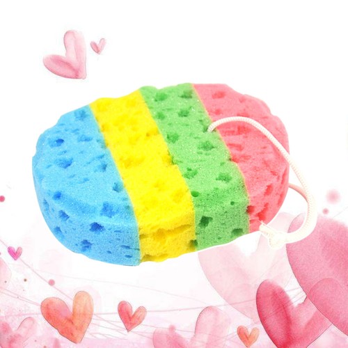 3 Pcs Bath Sponge Body Scrubber Wash up Sponges Four Colors Scrubbers - Picture 10 of 11