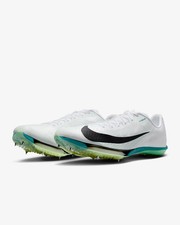 Nike Air Zoom Maxfly 2 Mens Size 13 White Black Bright Spruce Track FD8395-102