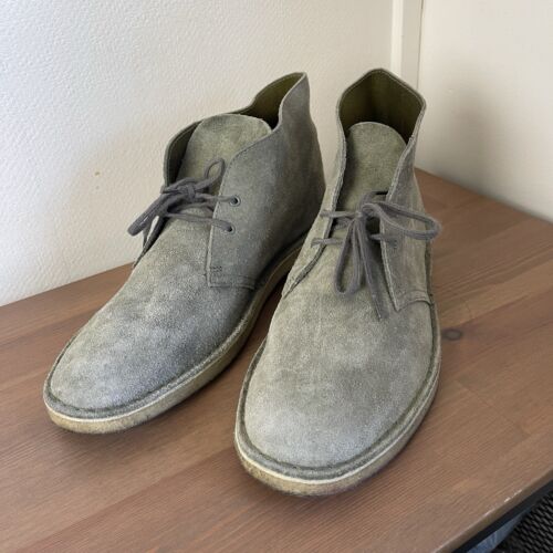 Clarks Originals Herren Desert Boots Grau Beige Größe UK 11 US 12 EU 46 - Bild 2 von 11