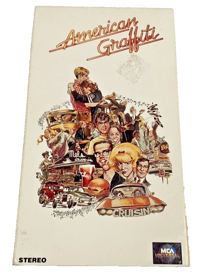 American Graffiti VHS George Lucas Richard Dreyfus Ron Howard * BUY 2 GET 2 FREE Foto 2 de 3