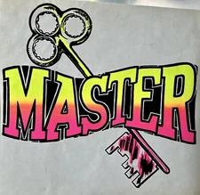 NOS Vintage 1975 Porters Roach Master Key Iron On T Shirt DAYGLO Decal Transfer