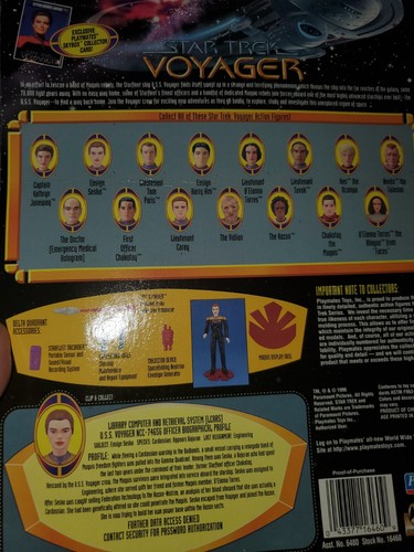 1996 Star Trek Voyager Ensign Seska Figure Cardassian Agent Playmates 16460🔥🌌 - Picture 5 of 7