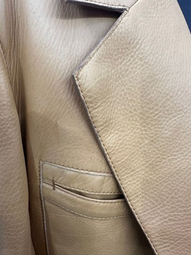 Salvatori Giacca/cappotto  in pelle nuovo Uomo man Tg50 Cammello LLV378 - Imagen 8 de 14