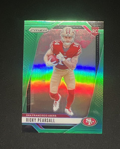 2024 Panini Prizm - Rookies Ricky Pearsall #383 Green Prizm (RC)