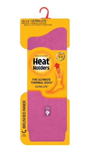 Heat Holders ULTRA Lite Winter Warm Thermal Casual Socks UK 4-8 HOLLY - Picture 12 of 12