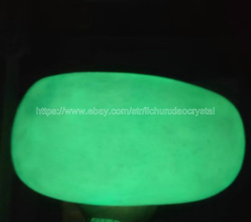 17.6 lb "Glow In The Dark"Tibetan Wealth-God Ancient Luminous Stone Old Dzi Bead - Picture 2 of 11