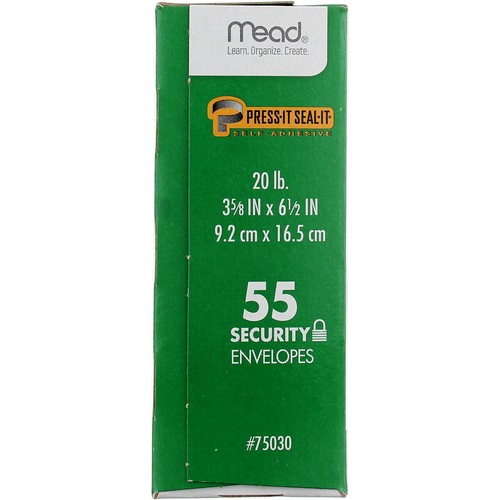 24 X Mead 75030 5/8 X 6.5 #6 55 piece/box white envelope with free trk# - Picture 5 of 9