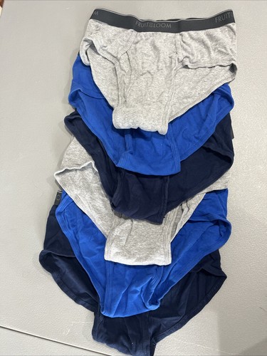 Fruit Of The Loom Briefs Mens XL Assorted Color 6 Pack