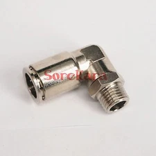 Brass ELbow Push In Connector Pneumatic Fitting 1/4" BSP Male x Tube 8mm