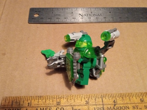Lego Minifigura Verde Espacio Power Traje Escudo Misiles - Imagen 2 de 8