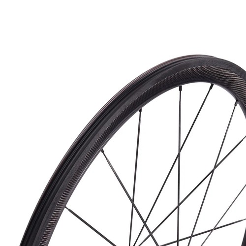 Juego de ruedas de fibra de carbono para bicicleta de carretera llantas tubulares delanteras traseras para bicicleta - Imagen 2 de 13