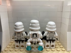 Lego Stormtrooper Minifigure Lot Of 3 From 75134, 75165, And 75078