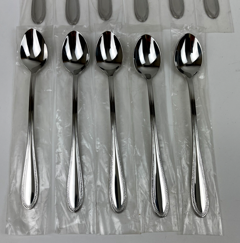 REED & BARTON -11 NEW Ice Teaspoon 18/10 Stainless Wallace - Picture 3 of 7