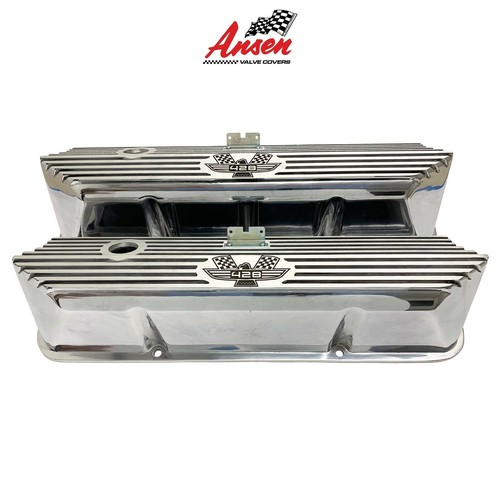 Ford FE Tall 428 American Eagle - Polished Valve Covers - Die-Cast - Ansen USA - Bild 1 von 7