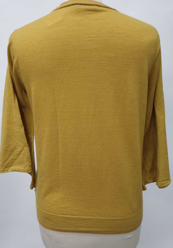 Paul Smith Cardigan in Yellow ochre wool cardigan, Sz Large, Designer - Picture 3 of 5
