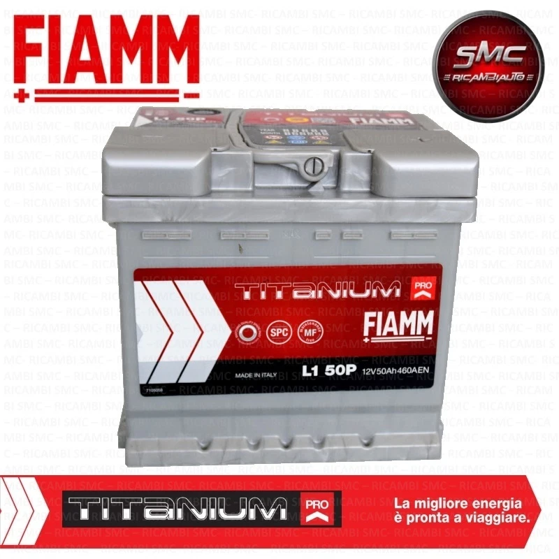 Batteria Auto FIAMM 50Ah 460A L1 50P 7905143