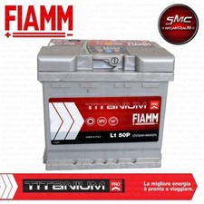 BATTERIA AUTO FIAMM NUOVA 50Ah 460A POSITIVO A DESTRA (+ DX) L1 50P - 7905143