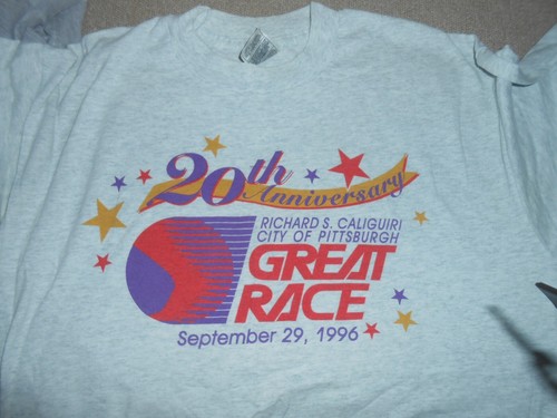 Vintage City Of Pittsburgh PA Great Race 3 Tee T-Shirts '87, '96, 2000 SZ:XL,L,M - Bild 2 von 9