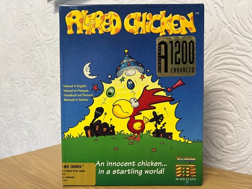 Rare Amiga 1200 Alfred Chicken Game - Boxed & Un-Tested -👽👾Retro Gift Idea👾👽 - Photo 24/24