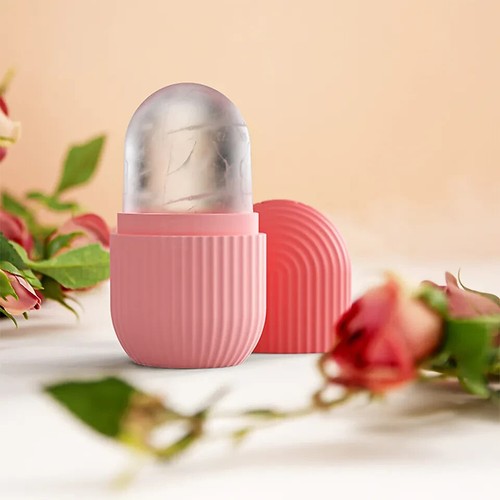 Pack de 2 Rodillos de Hielo para Masaje Rostro Ojos y Cuello Reducir Poros Silicona - Imagen 16 de 20