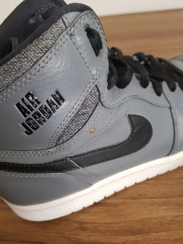 Jordan 1 Retro High Rare Air 2015 Mens Size 8 Grey White Black 332550-014 - Picture 10 of 12