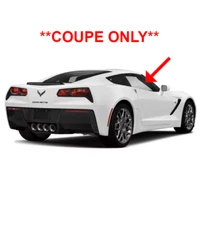 For 2014-2019 Chevrolet Corvette Coupe Passenger/Right Side Door Window Glass