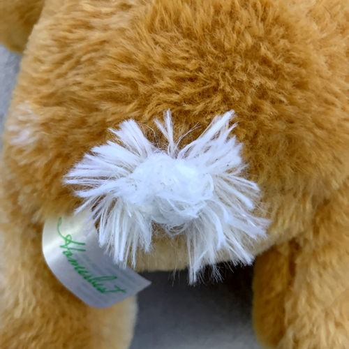 HOMERBEST Conejo Peluche Animal Pascua Azul Arco Piel Naranja 14" - Imagen 11 de 15