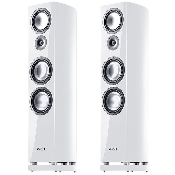 Canton Vento 890.2 Dc Lautsprecher Paar High Gloss Weiß Neuware