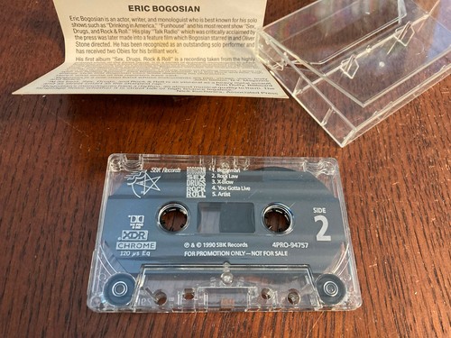 Eric Bogosian 'Sex, Drugs, Rock & Roll' 1990 US PROMO Cassette - Comedy - Picture 5 of 6