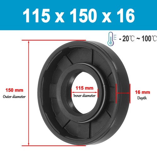 Nitril-Drehwellendichtringe 106 mm bis 124 mm Innendurchmesser Doppellippig 70 - Bild 128 von 199