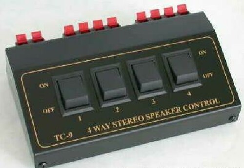 Technolink TC-9 200 Watt 4-Way Stereo Speaker Selector - Picture 1 of 6