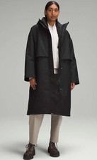 Lululemon 3 In 1 Insulated Rain Coat Jacket Parka Size 10 Black $498 Retail