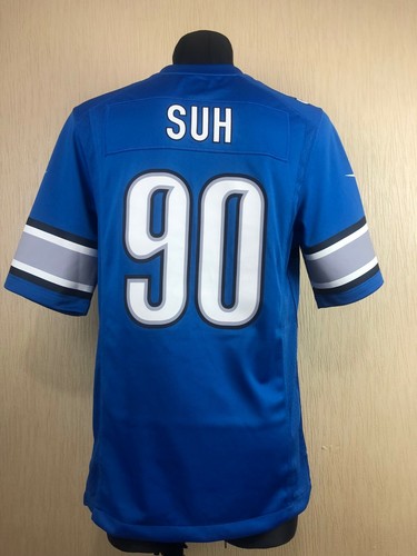 DETROIT LIONS JERSEY NDAMUKONG SUH NFL FOOTBALL SHIRT NIKE MENS SIZE S - Picture 2 of 8
