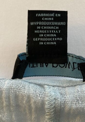 Cynthia Rowley Light Blue Gauze Linen 3/4 Sleeve Tunic Blouse Boho Size 2X NWT - Picture 8 of 12