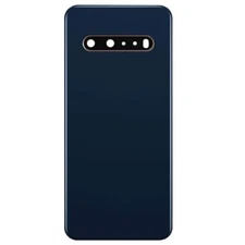 V60 Battery Glass Back Door Cover With Camera Lens Part For LG V60 ThinQ Blue
