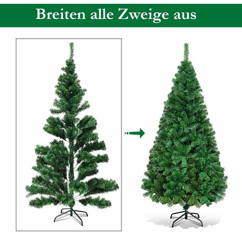 Christmas Tree Colorado Spruce 4/5/6/7/8FT Metal Stand Xmas Bushy Pine Branches - Picture 4 of 70